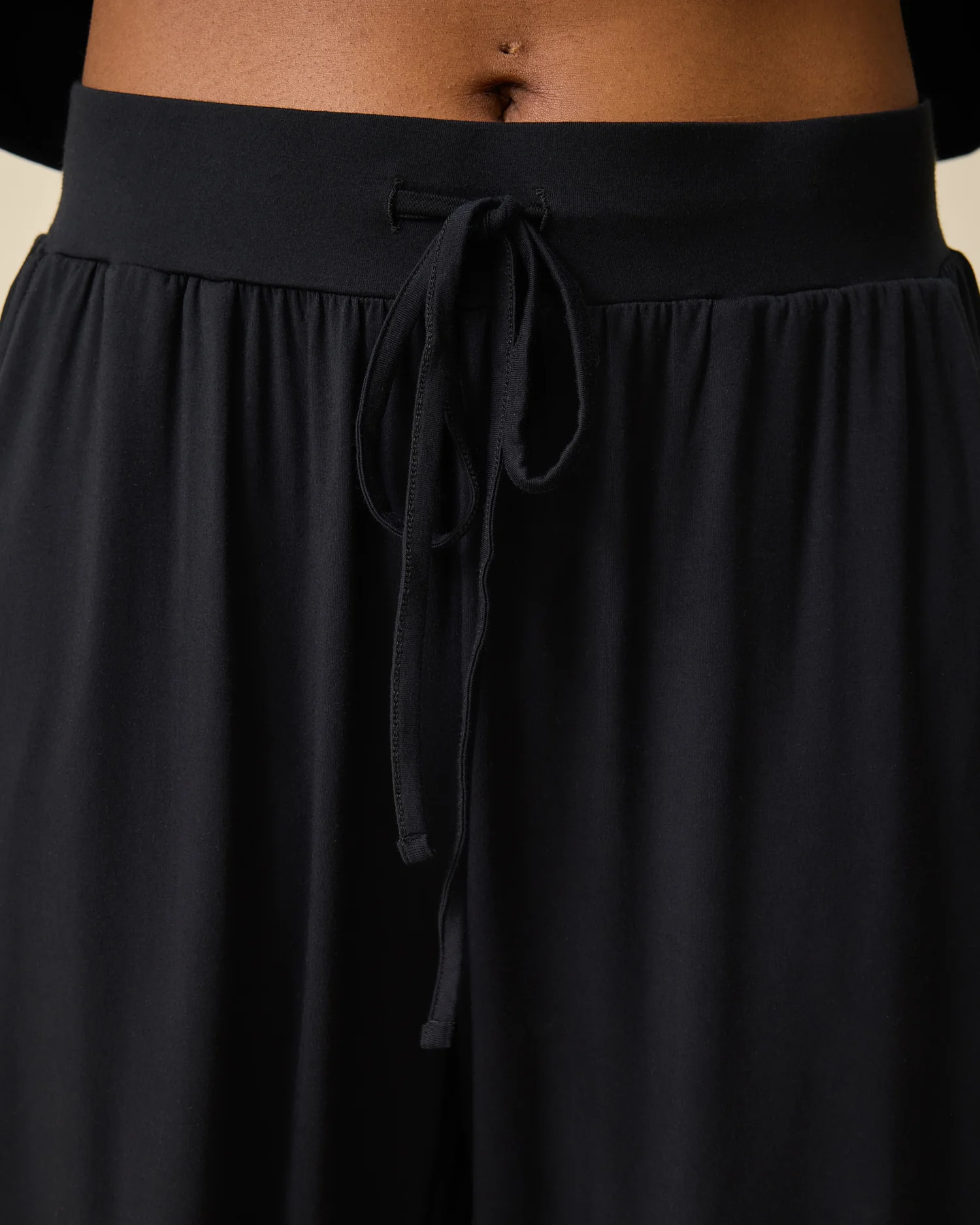Aria Bamboo Casual Lounge Pant | Black - Image 3