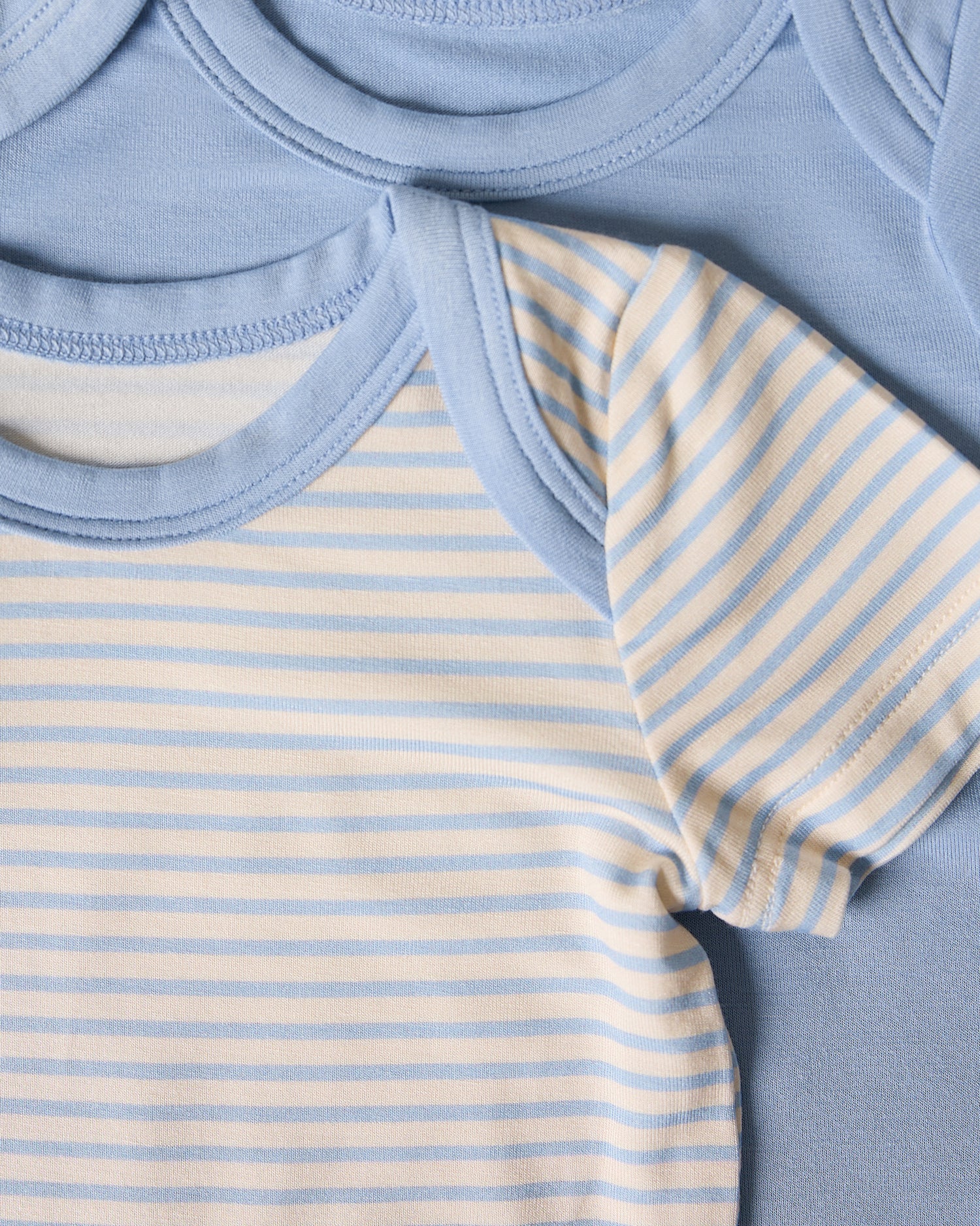 Baby Onesie Two-Pack | Blue Candy Stripe - Image 5