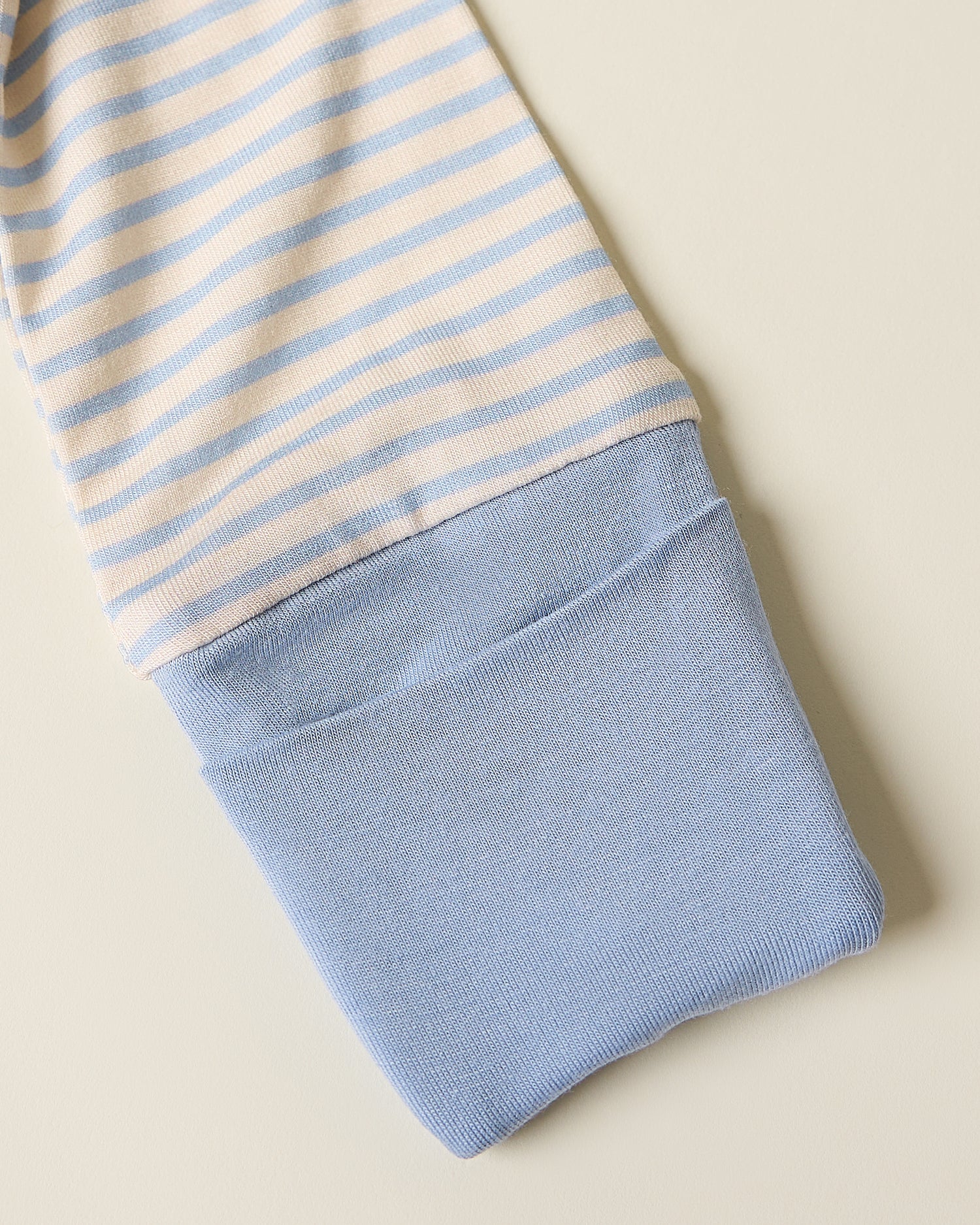 Bamboo Baby Pajama | Blue Candy Stripe - Image 3