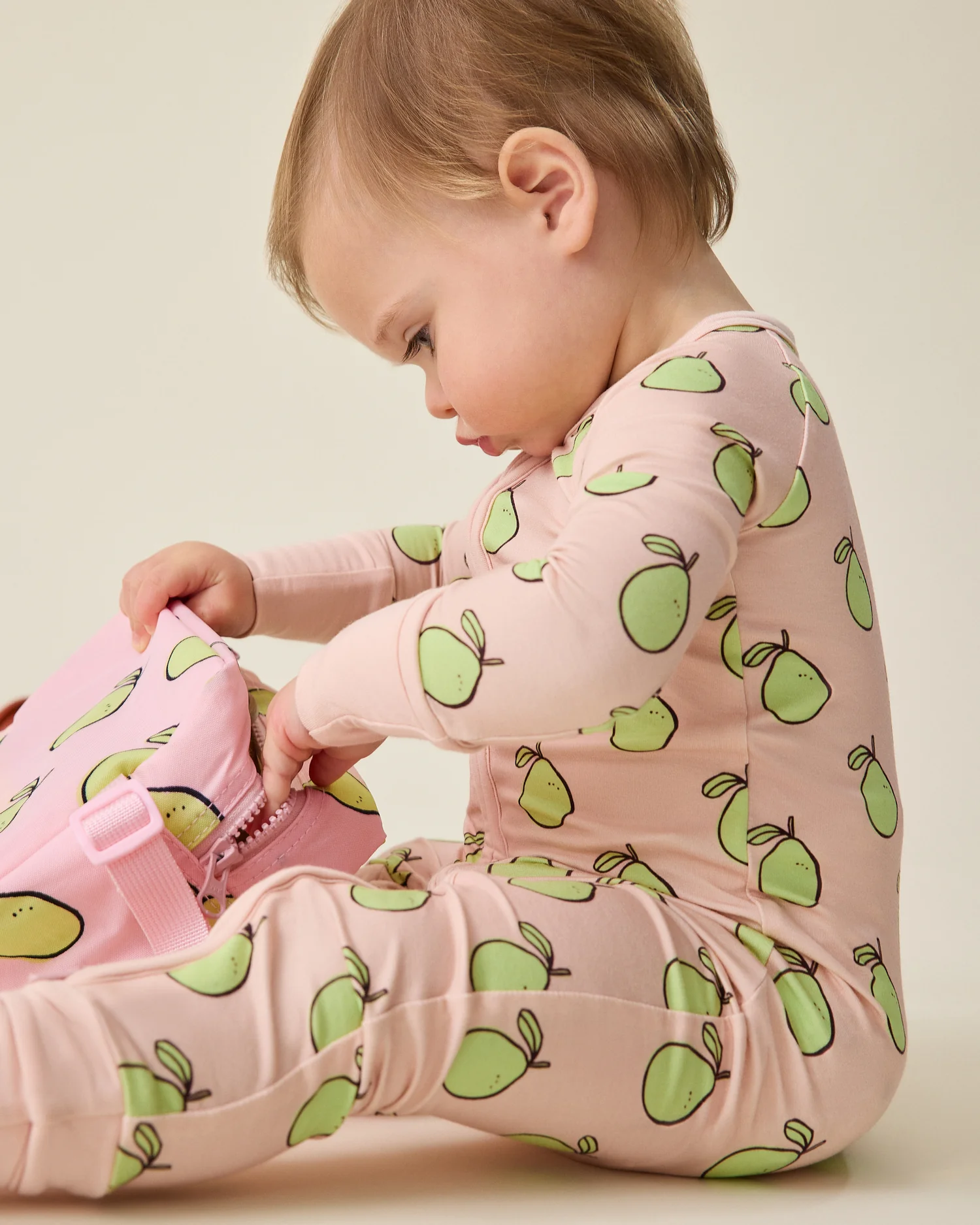 Bamboo Baby Pajama | Pink Pomelo - Image 3