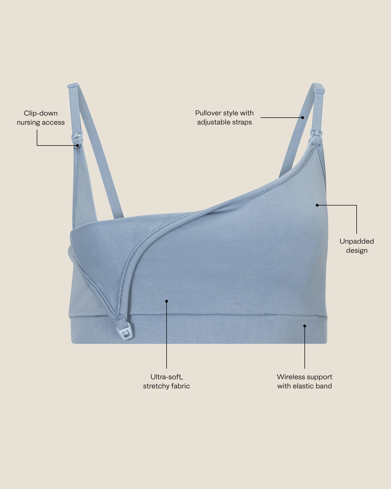 Build Your Own French Terry Nursing Bra Bundle - Image 8