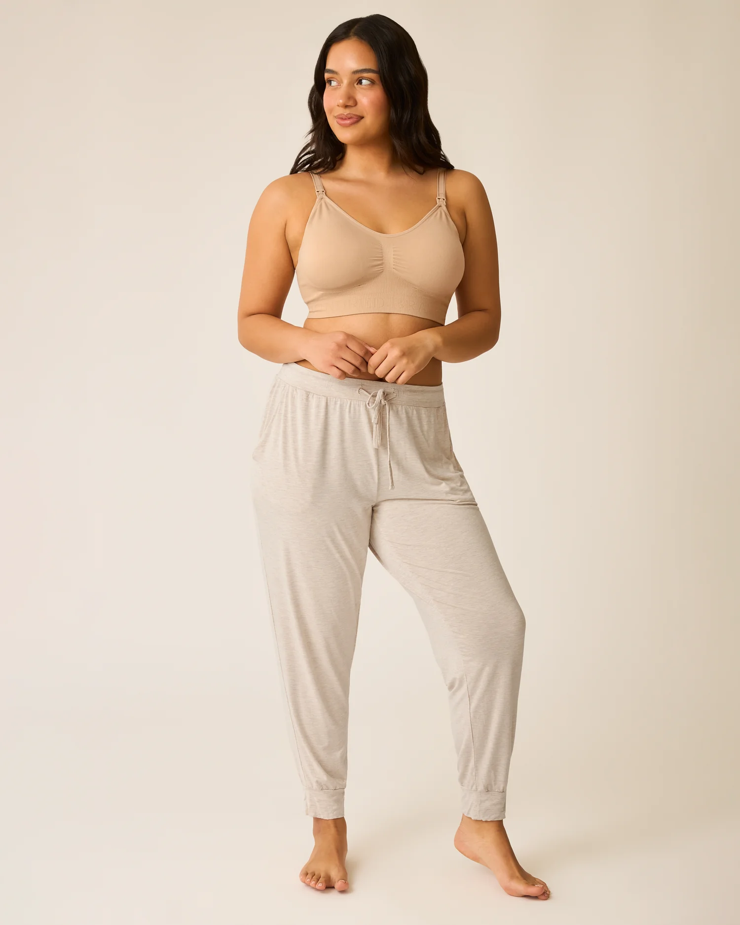 Ultralight Sleep & Lounge Jogger | Oatmeal Heather - Image 2