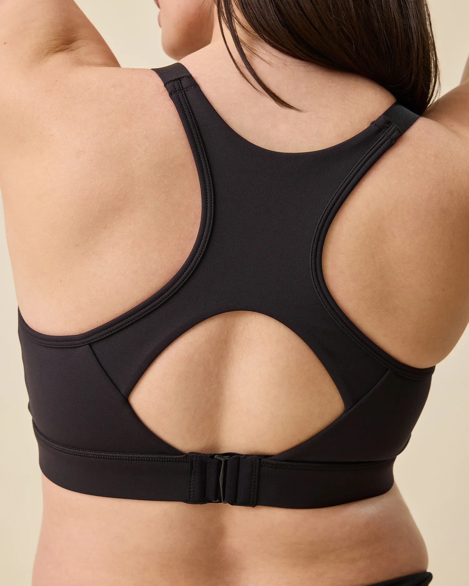 High Impact Nursing Sports Bra | Black - Image 6