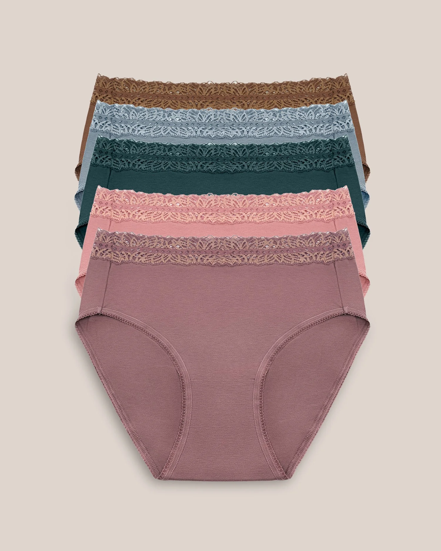 High-Waisted Postpartum Underwear Pack | Dusty Hues