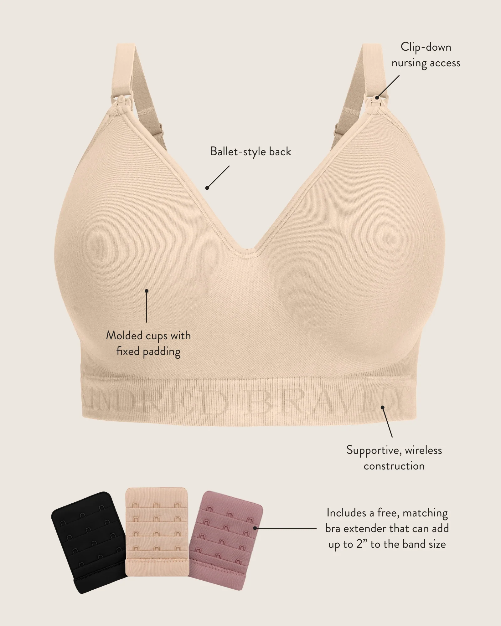 Signature Sublime® Contour Maternity & Nursing Bra | Twilight - Image 6