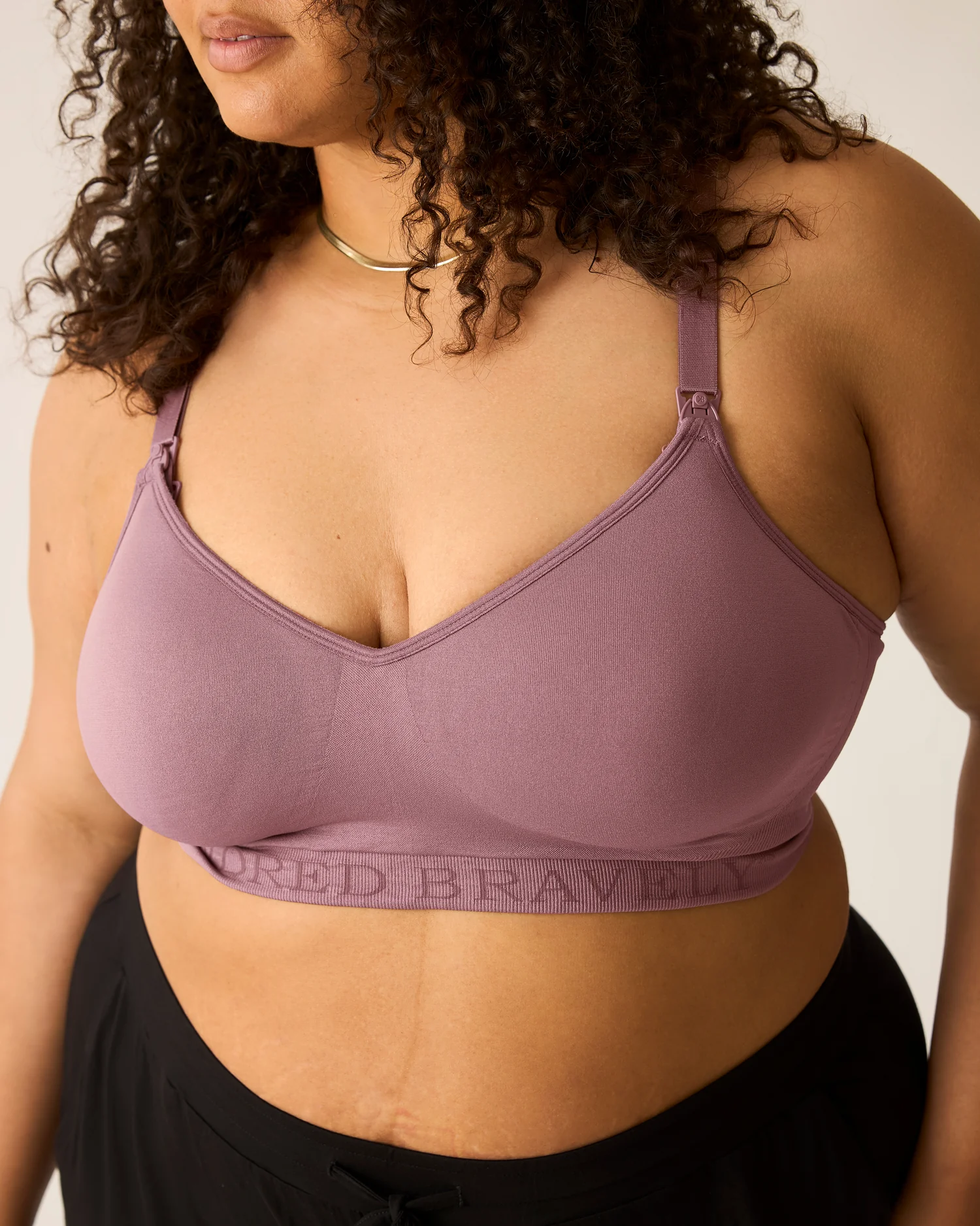 Sublime® Contour Pumping Bra Two-Pack | Black & Twilight - Image 3