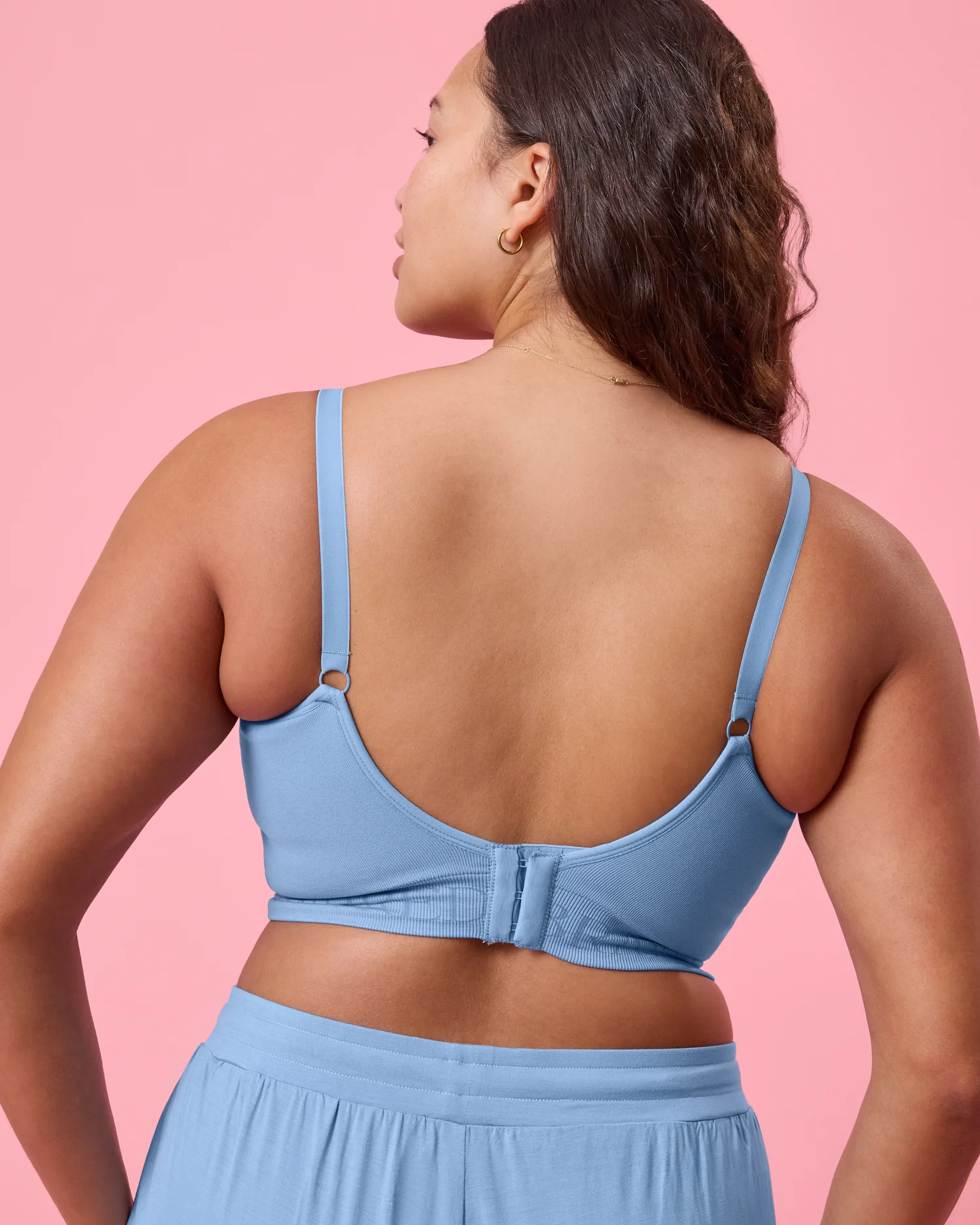 Sublime® Hands-Free Pumping & Nursing Bra | Vintage Blue - Image 5
